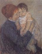 Agatha with her child, Mary Cassatt